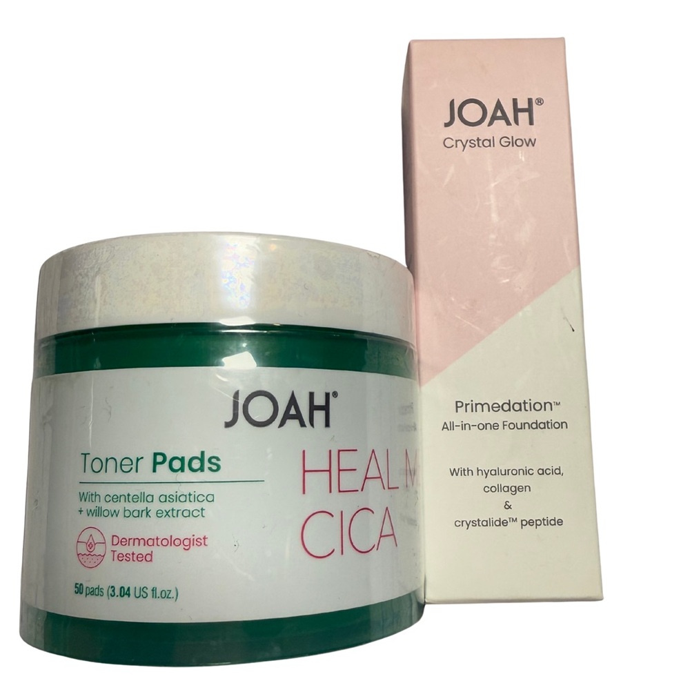 JOAH Crystal Glow Foundation and Toner Pads